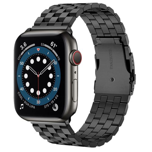 Apple Watch engineer extra fém óraszíj /fekete/ 42/44/45/49 mm