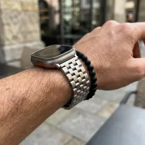   Apple Watch engineer extra fém óraszíj /ezüst/ 44/45/46/49 mm