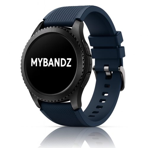 MYBANDZ Szilikon óraszíj /mélykék/ / 22mm