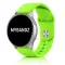 MYBANDZ Szilikon óraszíj gömb csattal /lime/ 20mm