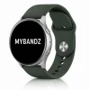 MYBANDZ Szilikon óraszíj gömb csattal /sötét szürkészöld/ 22mm