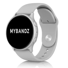 MYBANDZ Szilikon óraszíj gömb csattal /szürke/ / 20mm