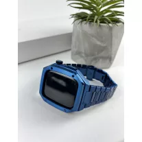 Apple Watch fém tok és szíj készlet (kék) - 44 mm