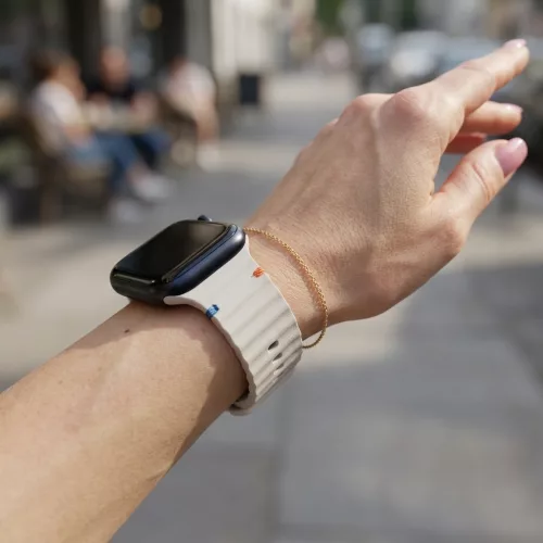 Apple Watch Waves óraszíj-starlight 40/41 és 42mm