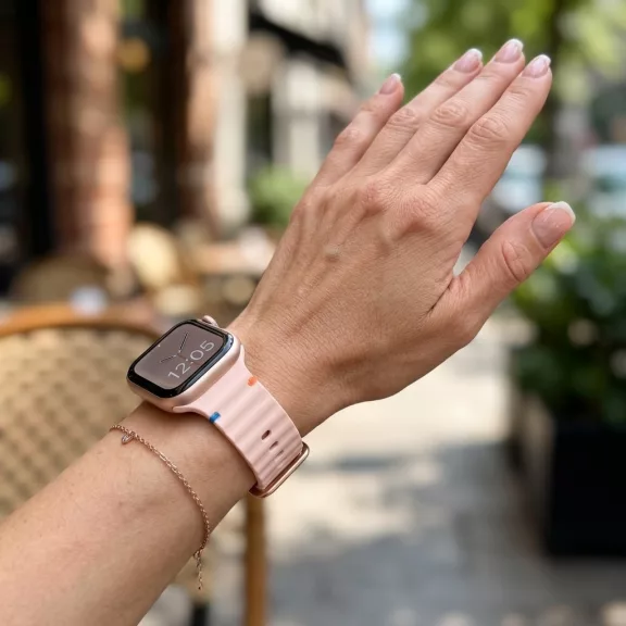 Apple Watch Waves óraszíj-púder 40/41 és 42mm