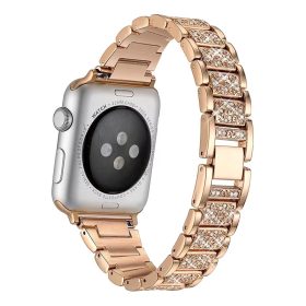   Apple Watch DIamond vékony fém szíj / rosegold / 40/41 és 42mm