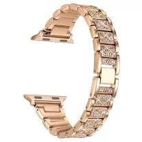   Apple Watch DIamond vékony fém szíj / rosegold / 40/41 és 42mm