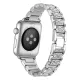 Apple Watch DIamond vékony fém szíj / ezüst / 40/41 és 42mm