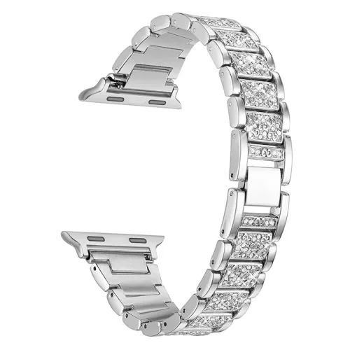 Apple Watch DIamond vékony fém szíj / ezüst / 40/41 és 42mm