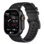 Apple Watch Cyber szilikon óraszíj-fekete 44/45/46 és 49 mm