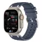 Apple Watch Cyber szilikon óraszíj-kék 44/45/46 és 49 mm