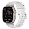 Apple Watch Cyber szilikon óraszíj-fehér 44/45/46 és 49 mm