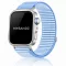 Mybandz Tépőzáras puha szövet óraszíj/kék-Huawei Watch Fit 3/4/5