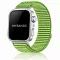 Mybandz Tépőzáras puha szövet óraszíj/zöld-Huawei Watch Fit 3/4/5