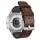 MYBANDZ Olasz bőróraszíj/barna-ezüst csat/Samsung Galaxy Watch Ultra