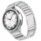 MYBANDZ Nagy láncszemes fém óraszíj rés nélkül - ezüst Samsung Galaxy Watch 4-5-6-7