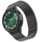 MYBANDZ Nagy láncszemes fém óraszíj rés nélkül - fekete Samsung Galaxy Watch 4-5-6-7