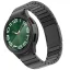 MYBANDZ Nagy láncszemes fém óraszíj rés nélkül - fekete Samsung Galaxy Watch 4-5-6-7