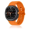 MYBANDZ Waves szilikon óraszíj-narancs/Samsung Galaxy Watch 8