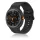 MYBANDZ Waves szilikon óraszíj-fekete/Samsung Galaxy Watch 8