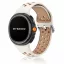 MYBANDZ Lélegző szilikon óraszíj-krém–karamell/Samsung Galaxy Watch 8-9
