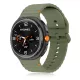 MYBANDZ Waves szilikon óraszíj-zöld/Samsung Galaxy Watch 8