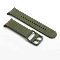   MYBANDZ Waves szilikon óraszíj-zöld/Samsung Galaxy Watch 8-9