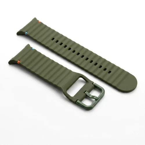 MYBANDZ Waves szilikon óraszíj-zöld/Samsung Galaxy Watch 8