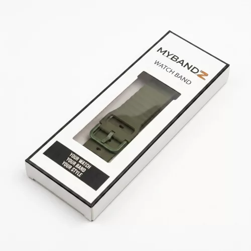MYBANDZ Waves szilikon óraszíj-zöld/Samsung Galaxy Watch 8
