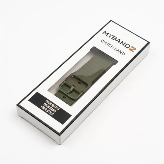 MYBANDZ Waves szilikon óraszíj-zöld/Samsung Galaxy Watch 8-9