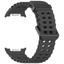   MYBANDZ Dune szilikon óraszíj-fekete/Samsung Galaxy Watch 8-9