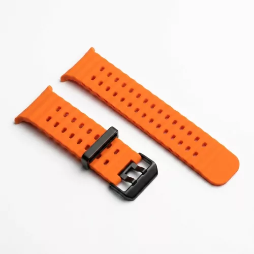MYBANDZ Ocean szilikon óraszíj-narancs/Samsung Galaxy Watch 8