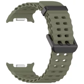   MYBANDZ Ocean szilikon óraszíj-zöld/Samsung Galaxy Watch 8