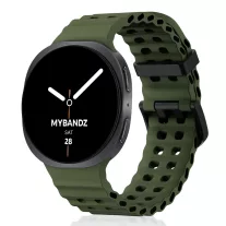   MYBANDZ Dune szilikon óraszíj-zöld/Samsung Galaxy Watch 8-9