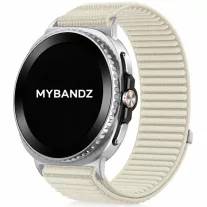   MYBANDZ Tépőzáras szövet óraszíj  /bézs/ Samsung Galaxy Watch 8-9