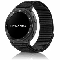   MYBANDZ Tépőzáras szövet óraszíj  /fekete/ Samsung Galaxy Watch 8-9
