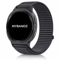   MYBANDZ Tépőzáras szövet óraszíj  /sötétszürke/ Samsung Galaxy Watch 8-9