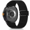 MYBANDZ állítható rugalmas szövet óraszíj /fekete/ Samsung Galaxy Watch 8-9