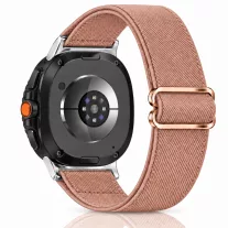   MYBANDZ állítható rugalmas szövet óraszíj /mogyoróbarna/ Samsung Galaxy Watch 8-9