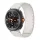 MYBANDZ Mágneses szilikon óraszíj-bézs/Samsung Galaxy Watch 8