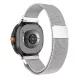 Mybandz Milánói mágneses fém óraszíj-ezüst/Samsung Galaxy Watch 8