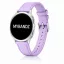 MYBANDZ vékony bőróraszíj/levendula/Samsung Galaxy Watch 8-9