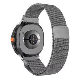   Mybandz Milánói mágneses fém óraszíj-sötétszürke/Samsung Galaxy Watch 8