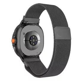   Mybandz Milánói mágneses fém óraszíj-fekete/Samsung Galaxy Watch 8