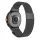 Mybandz Milánói mágneses fém óraszíj-fekete/Samsung Galaxy Watch 8