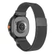 Mybandz Milánói mágneses fém óraszíj-fekete/Samsung Galaxy Watch 8