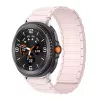MYBANDZ Mágneses szilikon óraszíj-púder/Samsung Galaxy Watch 8