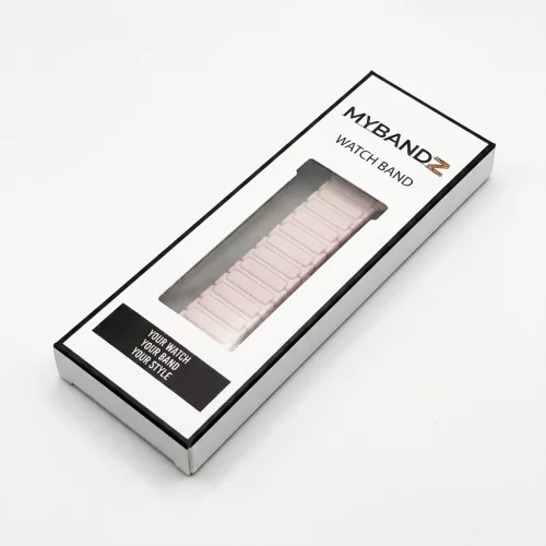 MYBANDZ Mágneses szilikon óraszíj-púder/Samsung Galaxy Watch 8