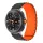 MYBANDZ Mágneses szilikon óraszíj-fekete-narancs/Samsung Galaxy Watch 8