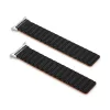 MYBANDZ Mágneses szilikon óraszíj-fekete-narancs/Samsung Galaxy Watch 8